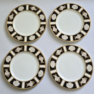 Vintage 1970s Bone China Dessert/Appetizer Plates Cathy Hardwick For Mikasa (4)